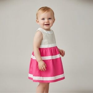 French Designer EPK Toddler Girl’s Dress 
Size 24M/2T